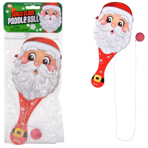 Santa Paddle Ball 10" - LLB Toys