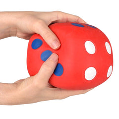 4.75" Squish And Roll Mega Marshmallow Dice 6ct - LLB Toys
