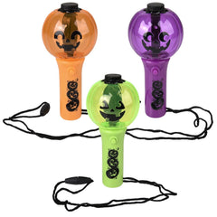 Jack O Lantern Light Up Wand Necklace 4.5" - LLB Toys