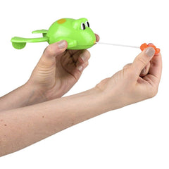 6.5" PULL-STRING FROG BATH TOY LLB kids toys