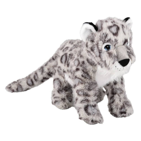 11" Animal Den Snow Leopard - LLB Toys