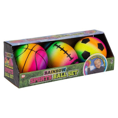 Rainbow Sports Ball Set 5-6" - LLB Toys