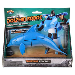5" DOLPHIN ROBOT ACTION FIGURE LLB kids toys
