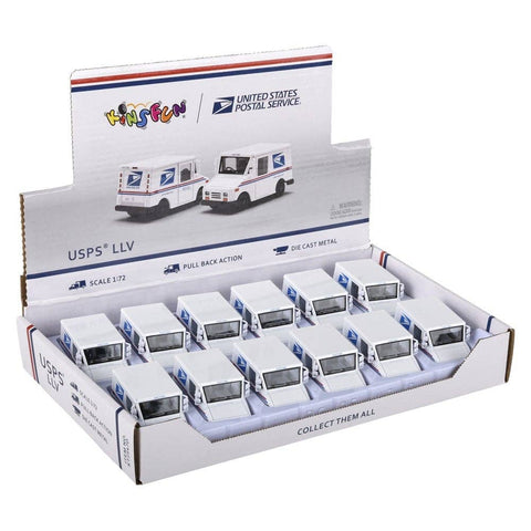 2.5" Diecast  Mini Postal Carrier Truck   - LLB Toys
