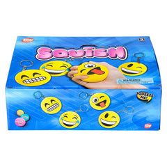 EMOTICON SQUISH BACKPACK CLIP  - LLB Toys