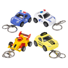 2.75" Diecast Vehicle Keychain Assortment 18ct - LLB Toys