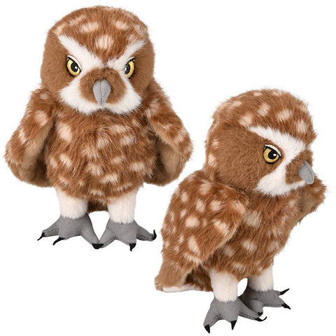 8" Animal Den Burrowing Owl Plush - LLB Toys