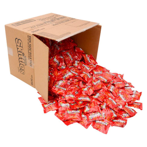 SKITTLES BULK FUN SIZE ORIGINAL 650PCS/CASE LLB kids toys