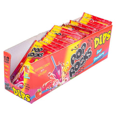 POP ROCKS DIPS SOUR STRAWBERRY  - LLB Candy