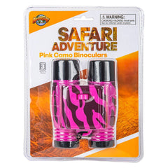 PINK ZEBRA PRINT BINOCULARS LLB kids toys