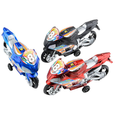 4.25" PULLBACK MOTORCYCLE LLB kids toys