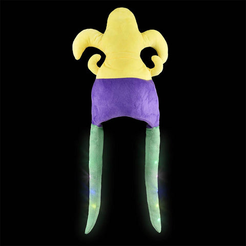 Marde Gras Fleur De Lis Light-Up Hat - LLB Toys