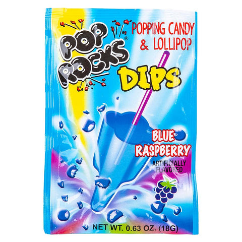 POP ROCKS DIPS BLUE RASPBERRY  - LLB Candy
