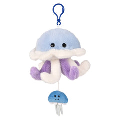 3.5" Mighty Quakes Jelly Fish Backpack Clip - LLB Toys