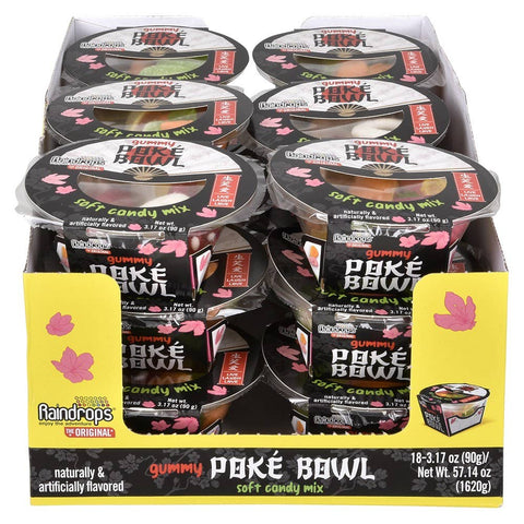 Raindrops Gummy Poke Bowl (18pcs/unit) LLB Candy
