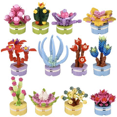 2.5" Building Block Flowers 12ct - LLB Toys