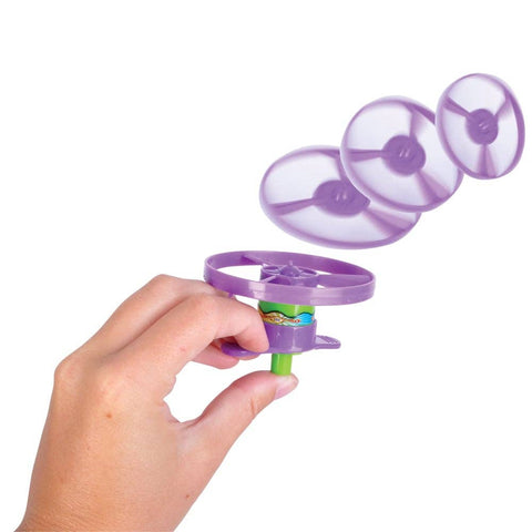 FLYING DISK LAUNCER 3"X2" LLB kids toys