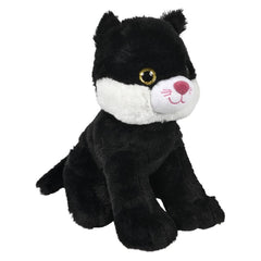 Sitting Cat 11in Asmt Plush Toy - LLB Toys