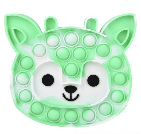 REINDEER BUBBLE POPPERS 6" LLB kids toys Christmas