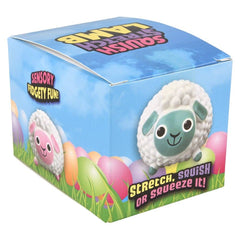 3.5" Squish And Stretch Easter Lamb - LLB Toys