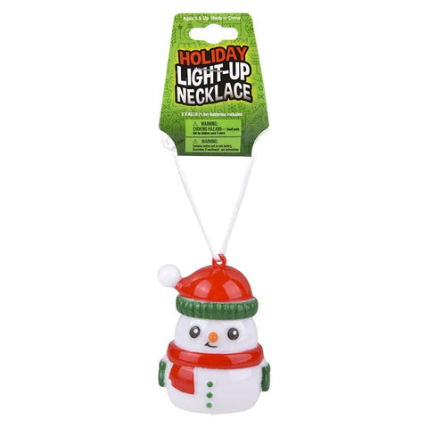 36" Light-Up Snowman Necklace LLB Light-up Toys Christmas