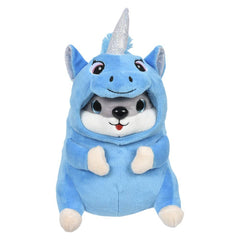 Unicorn Costume Hamster 7in As - LLB Toys