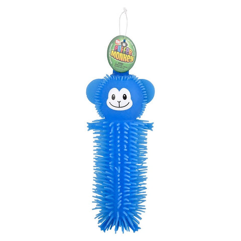 8" Monkey Puffer Light-Up Wiggler 12ct 8/18 - LLB Toys