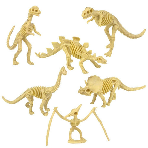 8PC MESH BAG DINOSAUR FOSSIL ASSORTMENT LLB kids toys