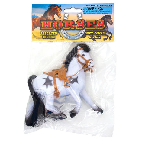 4" FLOCKED HORSES LLB kids toys