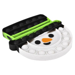 SNOWMAN TOP HAT BUBBLE POPPERS 6" Christmas - LLB Toys