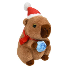 8" Belly Buddy Christmas Capybara - LLB Toys