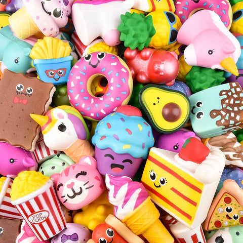 MEDIUM SQUISH MIX 4"-6" (72PCS/CASE) LLB Squishy Toys