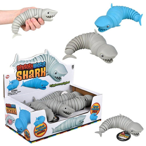 7.5" WIGGLE SENSORY SHARK - LLB Toys