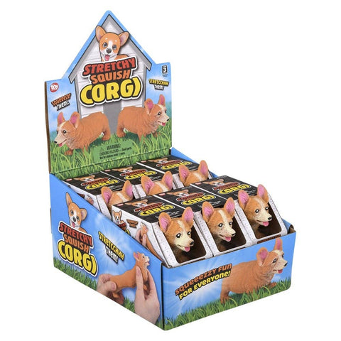 4" STRETCHY, SQUISH CORGI LLB Squishy Toys