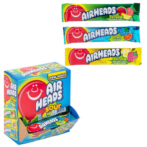 Airheads Asst Sour Bars - LLB Candy
