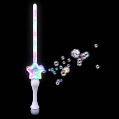30" Light-Up Neon Star Bubble Saber - LLB Toys