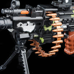 LIGHT-UP MACHINE GUN W/SCOPE LLB Light-up Toys