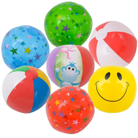 16" BEACH BALL ASSORTMENT (25PCS/UNIT) LLB kids toys