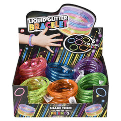 Liquid Glitter Bracelet 6" 72ct