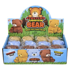 2.75" SQUISH AND SQUEEZE TEDDY BEAR LLB Squishy Toys