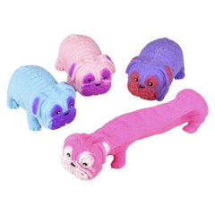 3.25" STRETCHY, SQUISH PUG LLB Squishy Toys