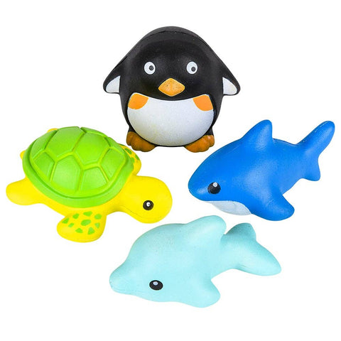 SQUISH SEA LIFE ASSORTMENT 3" LLB Squishy Toys