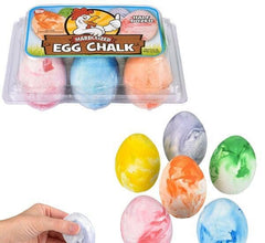 2.5" Marbleized Egg Sidewalk Chalk - LLB Toys