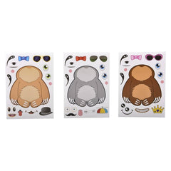 ASSORTED CHARACTER STICKER SETS (96PCS/UNIT) LLB Sticker