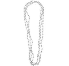 33" 7 mm SILVER BEADS LLB kids toys