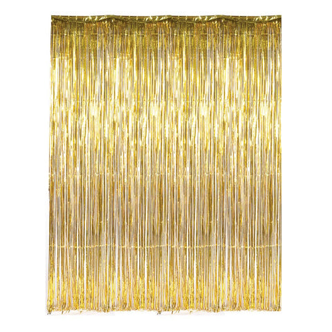 GOLD FOIL FRINGE CURTAIN 36"X96" LLB kids toys