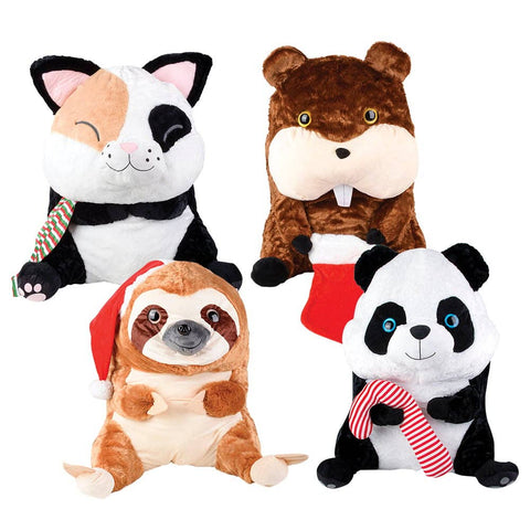 33" CHRISTMAS BELLY BUDDIES  LLB Plush Toys