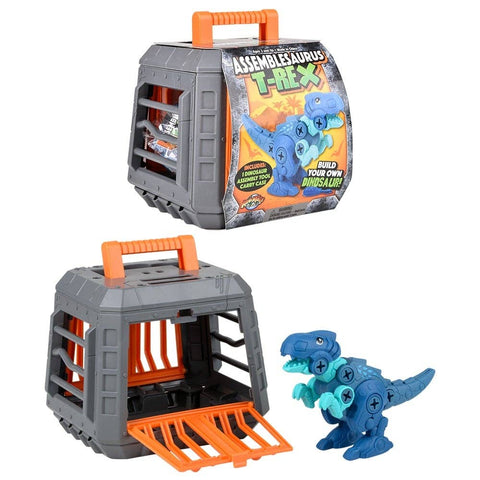 ASSEMBLESAURUS T-REX AND ENCLOSURE LLB kids toys