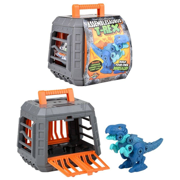 ASSEMBLESAURUS T-REX AND ENCLOSURE LLB kids toys