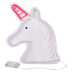LED Neon Hanging Rope Lamp - Unicorn 15.5"  -  LLB Toys